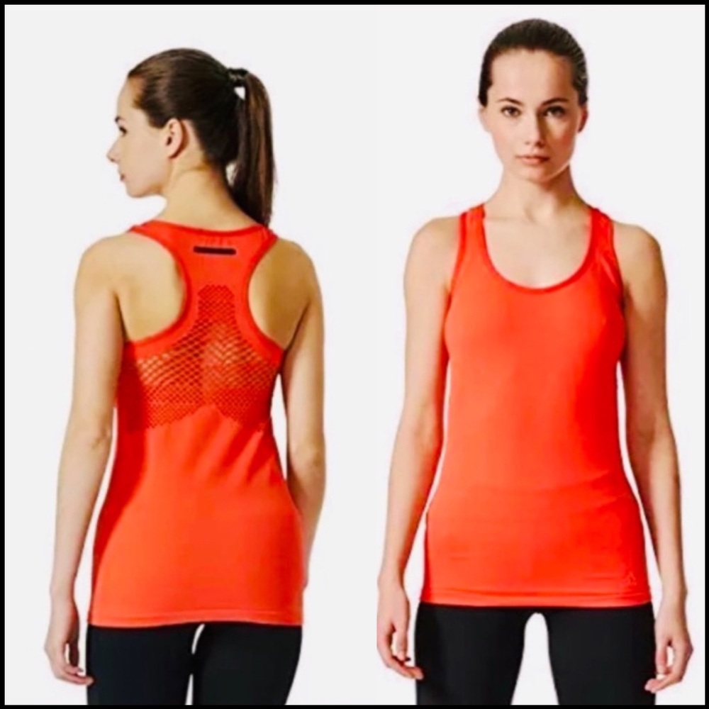 NWT ADIDAS ORANGE PARLEY PRIMEKNIT WORK OUT TANK TOP